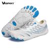 Sneldrogende Aquaschoenen voor Mannen Vrouwen Ademend Antislip Watersneakers Blote Voeten Zachte Zool Waderschoenen voor Zwemmen Strand
