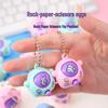 Rock-Paper-Scissors Egg Scissors Toy Keychain – Creative Stress Relief Pendant