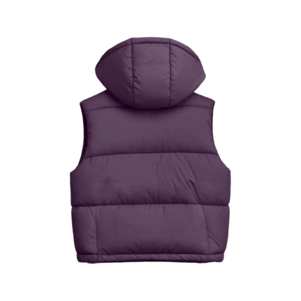 Women's Hooded Short Loose Slim Warm Down Vest