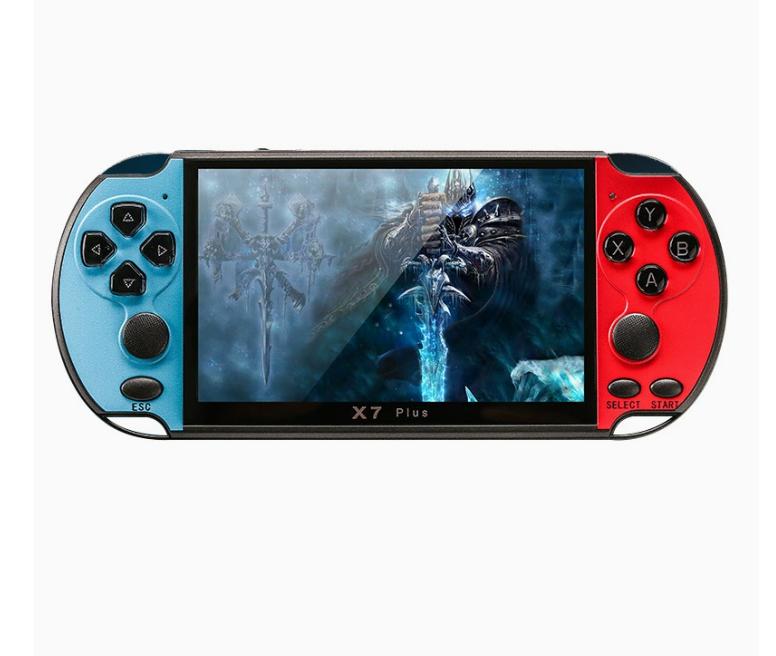 X7 Plus Handheld Game Console 5.1 Inch,Preload 10000 Games Portable Video Games HDMI Output &Double Player Classic Arcade Retro