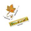 Maple Leaf Oak Leaf Bookmark Apricot Leaf Reading Book Clip Creative Book Marking  Student Gift