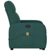 Massage Recliner with Rising Aid Dark Green Fabric