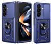 Heavy Duty Shockproof Phone Cases for Samsung Galaxy Z Fold 7 6 5 4 Cover with Sliding Lens Camera Protector Rugged Ring Bracket