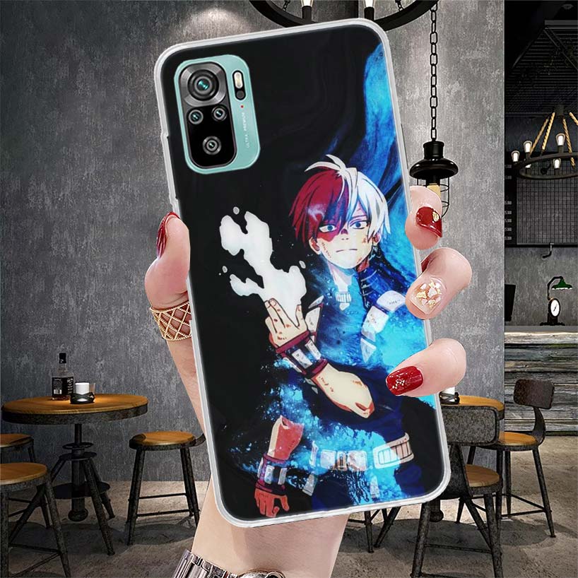 My Hero MHA Todoroki Shoto Soft Phone Case For Xiaomi Redmi Note 15 14 14S 13 12 Pro Plus 12S 11 11S 11E 10 10S 11T 5G Fundas Co