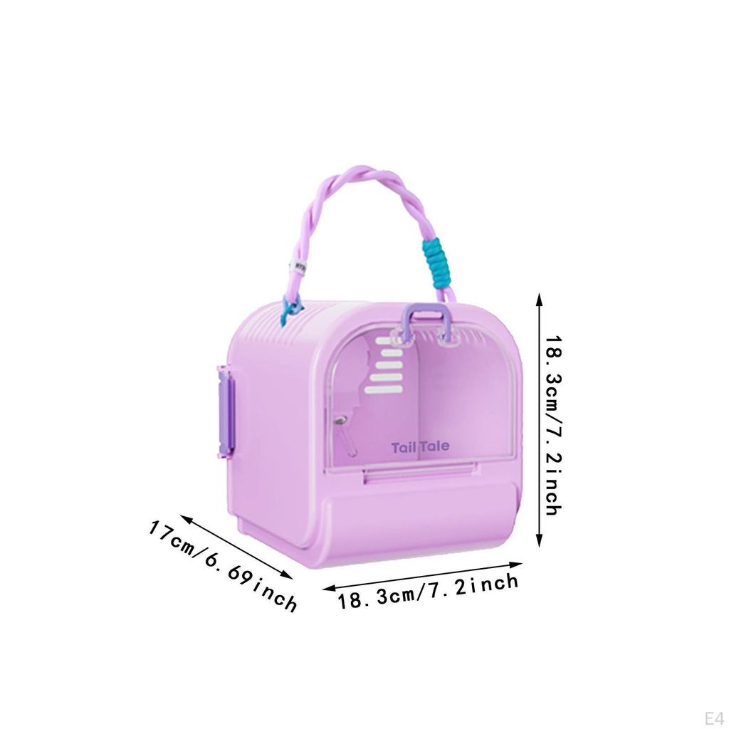 Hamster Carrier Bag, Small Animal Travel Cage for Guinea Pigs,