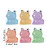 1 Stück Mini Fluoreszierender Kleiner Frosch Ornament Miniatur Winziger Frosch Puppenhaus Dekor