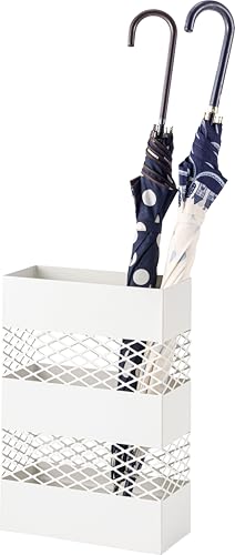 Azumaya-kk Umbrella Stand, White, Width 28 x Depth 12 x Height 41 cm (LFS-182WH)