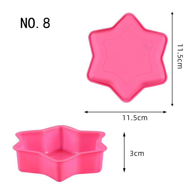 Christmas Silicone Mold Non Stick Cake Decorating Tools For Jelly Chocolate Candy Baking Dessert DIY Holiday