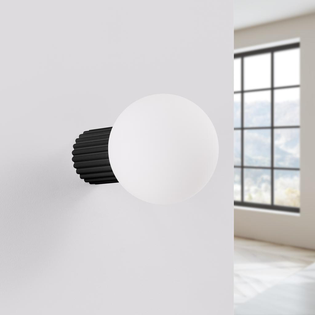 Kinkiet Halo Ip44 1 G9 Czarny Alu Sollux Sl.1712