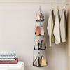 8-Pocket Storage Hanging Bag, Double-Sided Multi-Layer Organizer with Thick Fabric, Wall Door Closet Hanger for Bedroom Home