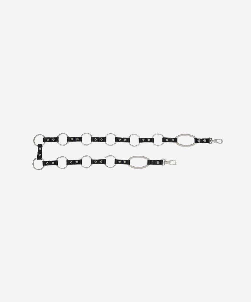 Beikeonteuakaibeu Ringana O-Ring Chain Belt Black