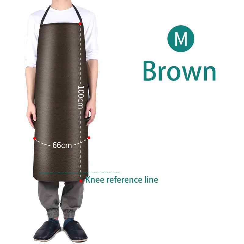 Kožená zástěra, vodotěsná, olejotěsná, pro akvakulturu, prodloužená PU, zahušťovačka, kuchyňská jídelna, restaurace, ochrana práce, domácí spotřebiče
