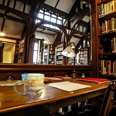 Painted Book Glass Mug 2026 11Oz Stackable Coffee Real Glass Mugs Novelty 3D Books Coffee Glass Mug