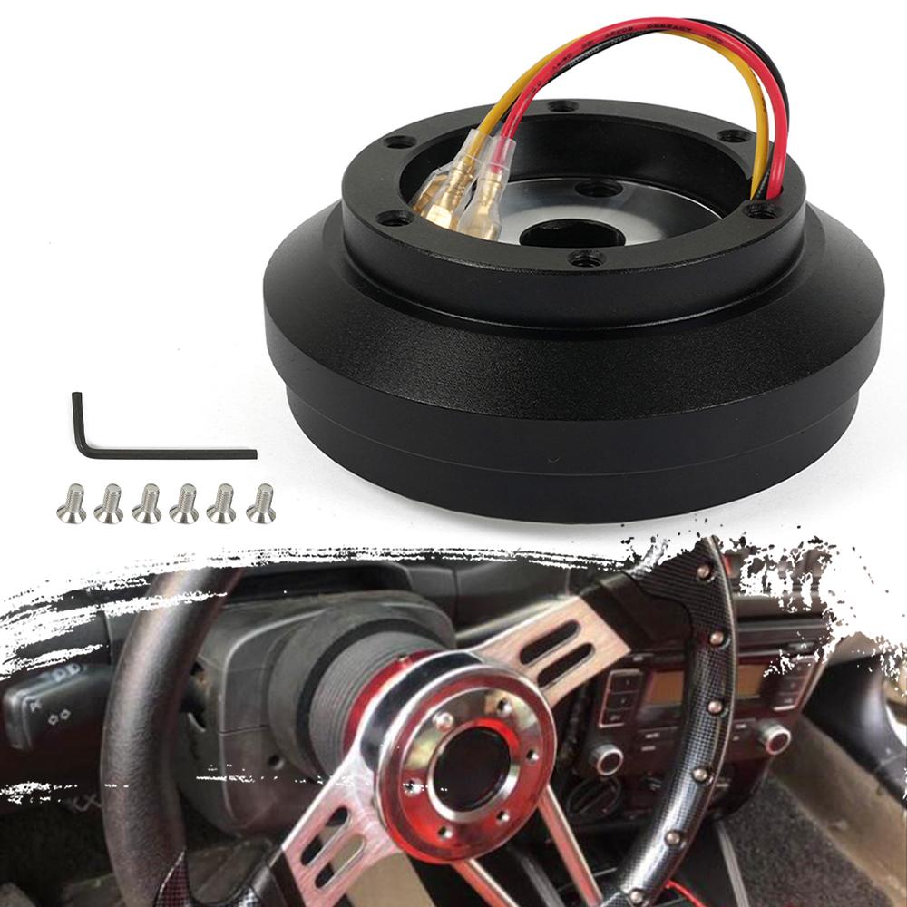 Bartoo-Steering Wheel Boss Kit Short Thin HUB Adapter Kit 174H For Ford Mustang 1984-2004 Fox-Body Mustang SN95 Mustang QR043