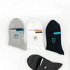 5 Pairs Men's Medium Length Socks Can Be Worn With Letter Pattern In All Seasons Sports And Fashion Socks