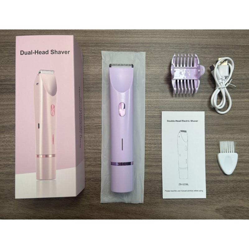 Cordless Lady Shavers With LCD Screen 2 In 1 Design Precisions Trimming Blades For Sensitives Areas Silents Personals Grooming Tool