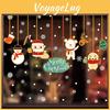 Christmas Window Art Stickers Made Of Paper For Holiday Scene Enhancement