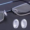10Pairs(20pcs)Eyeglasses Push-in Soft Silicone Nose Pads For Plastic Steel Glasses Nose Pads