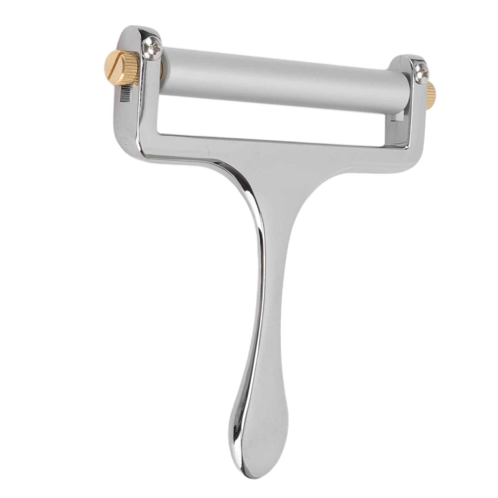 Stainless Steel Cheese Cutter Thickness Adjustable Ergonomic Handle Wire Cheese Cutter for Cheddar Gruyere Mozzarella