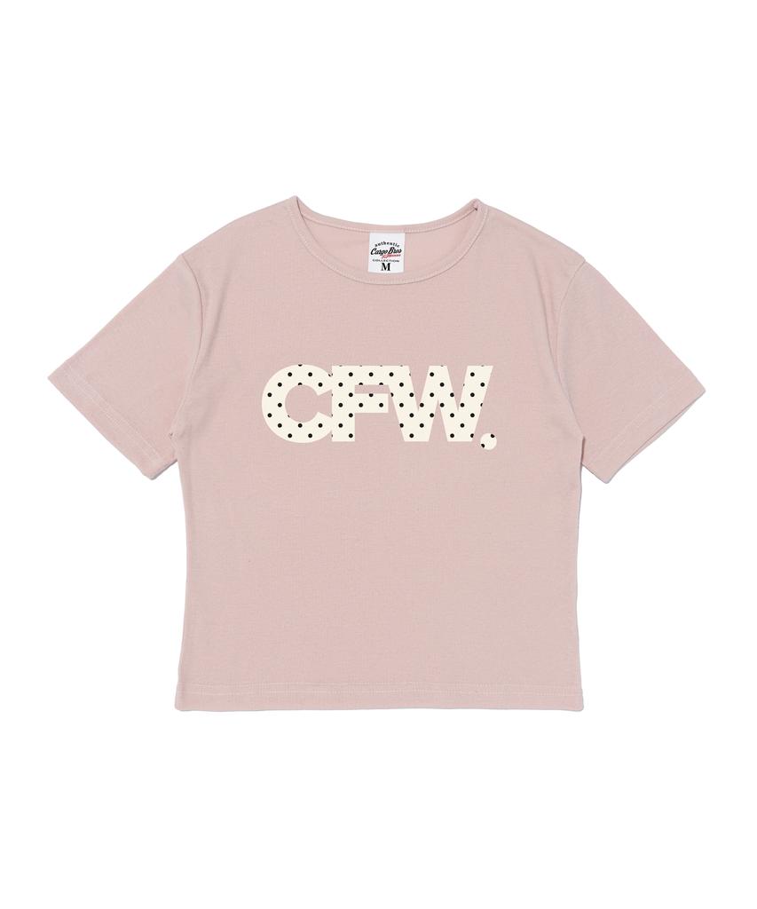 CARGOBROS FOR WOMAN Cfw Dot Logo Short Sleeve T-Shirt (Pink)