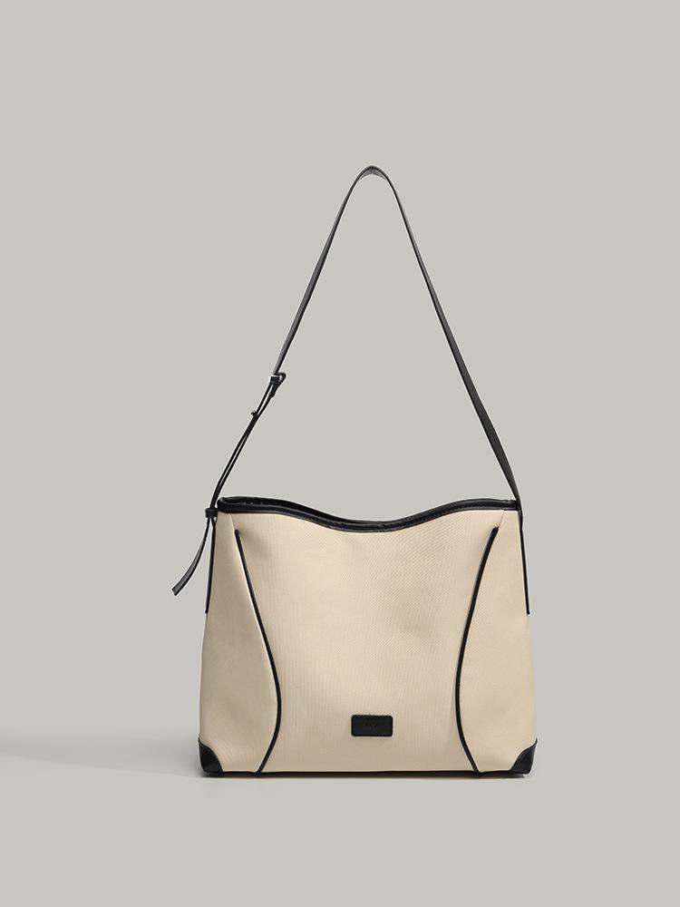 

High-end fashion large-capacity tote bag women s niche simple shoulder messenger bag Korean version versatile commuter bag