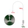 5pcs Hanging Anti-drip Spray Four-way Atomizing Nozzle Garden Hanging Anti-drip Nozzle 1/4" Barb Screw Connector