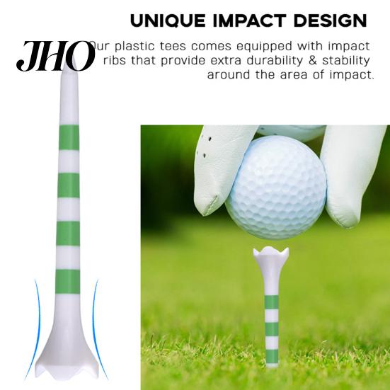 Short Golf Tees 20Pcs High Stability Low Friction Unbreakable Lightweight Simple Installation Training Tools