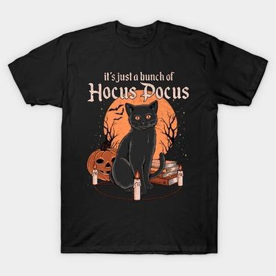 Bunch of Hocus Pocus T-Shirt, Cat Halloween Shirt Unisex T-Shirt