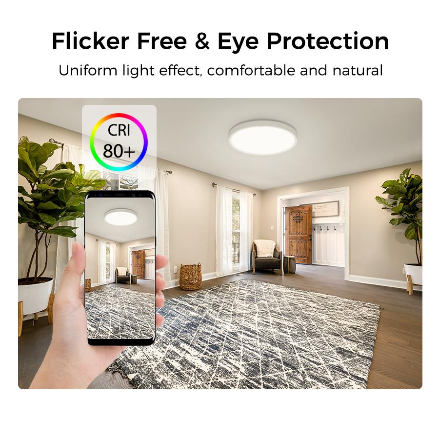 Smart Control Led Colorful Ceiling Light for Living Room Dining Room Decorative Excellent Atmosphere Creater Lamp