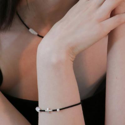 EIGHTMORE Noir Silver925 Bracelet