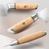 XINZUO Composite Steel 5Pcs Kitchen Knife 3 Layer Clad Steel Chef Knife Set 10Cr15CoMoV Steel Professional Sharp Cooking Knife Stainless Steel Knife