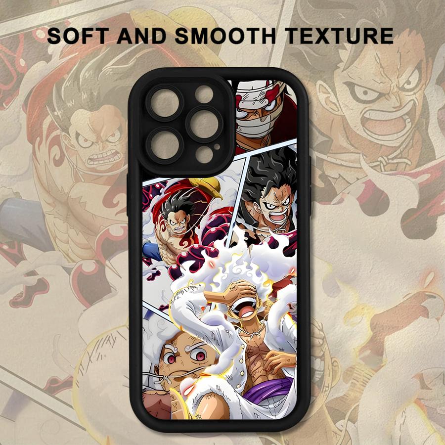

Крутий чохол One Piece Luffy для iPhone XR 17 Air XS Max 16e 15 16 14 Plus 13 12 11 Pro Max М яка накладка iPhone Air