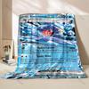 1PC Pokemon Card G-Garchomp Printed Blanket for Home Travel Soft Comfortable Blanket for Adults and Children Luxury Gifts