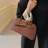 Nische tragbare Pendlertasche Damen 2025 neue Mode Retro Muschel-Tasche einfache große Umhängetasche