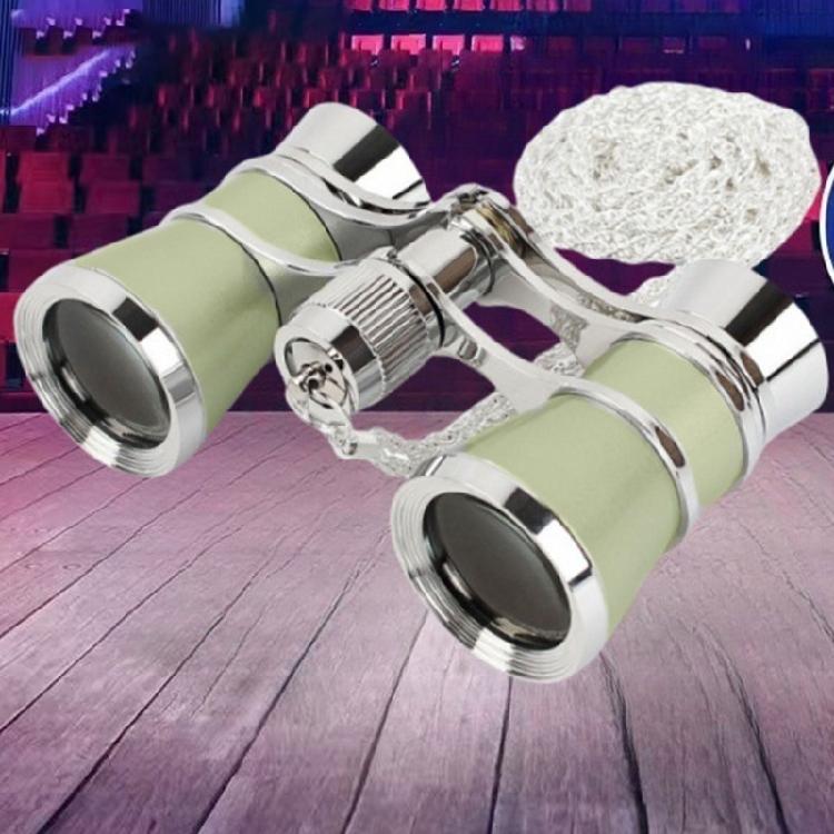 Vintage Operaglas Verrekijker met Ketting Draagbare Kleine Verrekijker Telescoop Operagebouw Theaterbril Makkelijk te Gebruiken