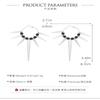 1 Pair Of Retro Gothic Style Thorn Heart Design Earrings, Heart-Shaped Earrings With Spikes, Neutral Earrings Holiday Party Gift