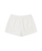 CLOVE [25Ss Clove] Shield Print Banding Shorts (White)