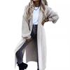 2025 Women's Solid Color Knit Cardigan - Warm Autumn/Winter Sweater
