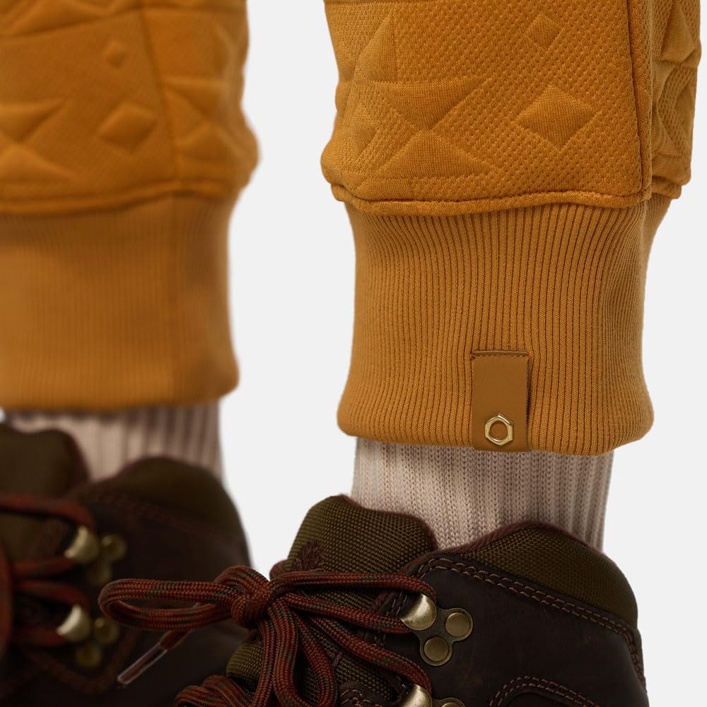 Timberland TOKYO DESIGN COLLECTIVE Jacquard-Sweathose, Unisex, Erwachsene, Fichtengelb, Größe M, TB0A6G3Y7631