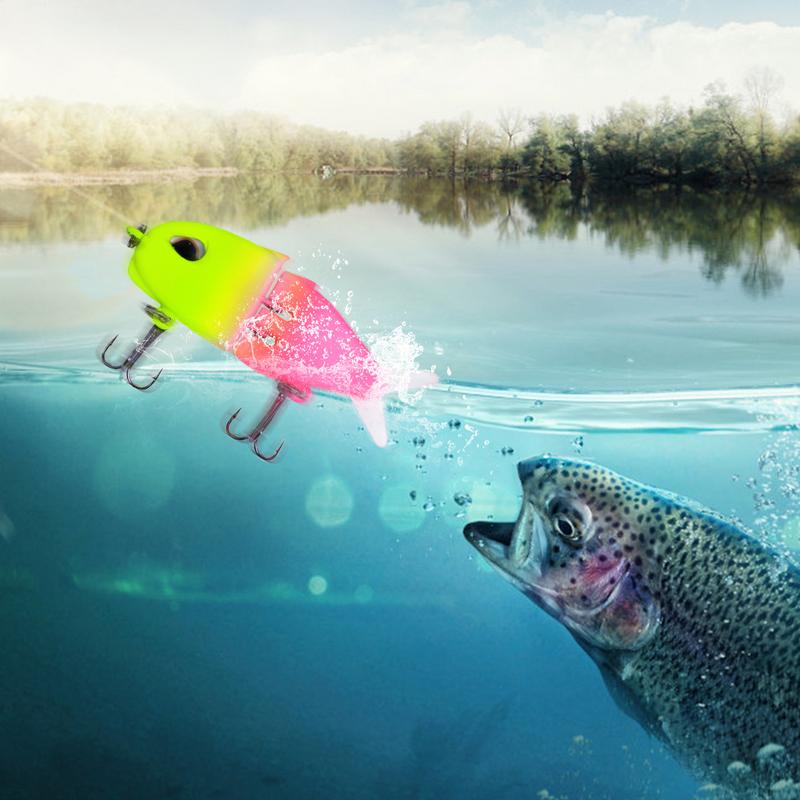 Fishing Lures Freshwater Saltwater Jig Baits Portable Fishing Gear Lures for Trout Freshwater Saltwater Pan Fish