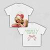 T-shirt Grafica Tour Short N' Sweet di Sabrina Carpenter, T-shirt Streetwear a Manica Corta in Puro Cotone Unisex per Donna e Uomo