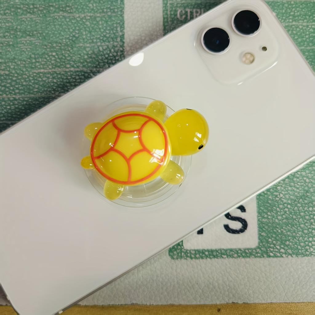 Portable Cute Turtle Phone Stand | Easy-to-Apply, Small ABS Desk Support for Lazy People, Ideal for Smartphones with Multiple Cameras