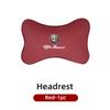For Alfa Romeo Car Sticker Leather Car Seat Neck And Back Pillow Breathable Accessories For Alfa Romeo 159 Giulietta Giulia 147LG9 