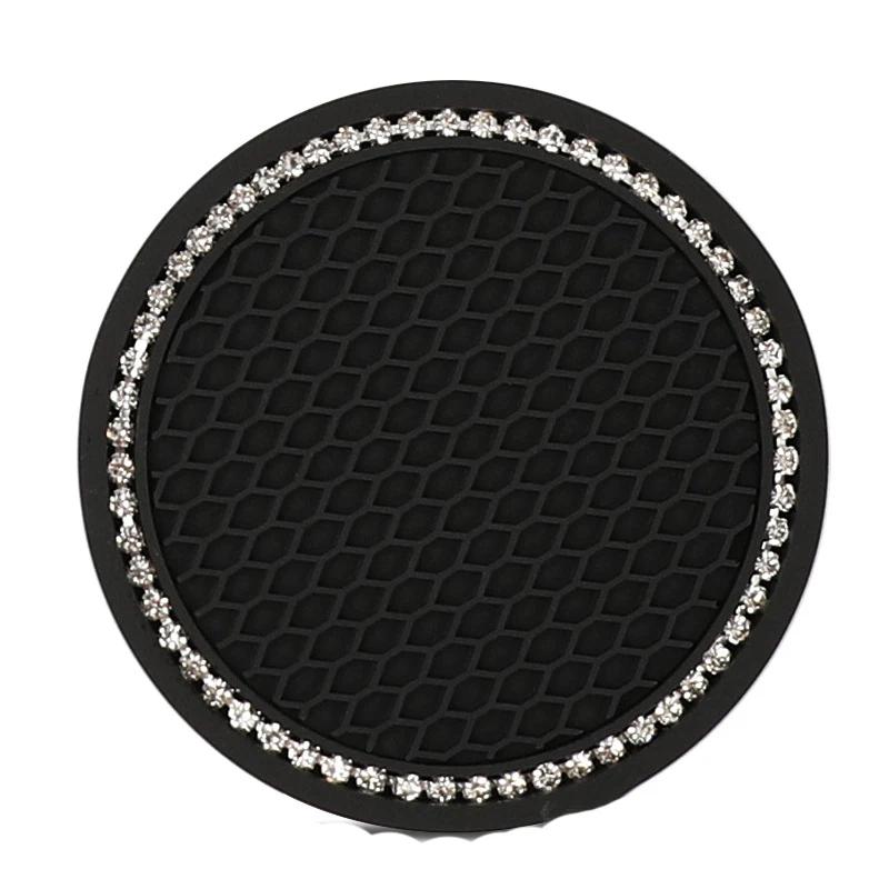 Car Coaster Water Cup Bottle Holder Anti-slip Pad Mat Silica Gel Waterproof For Interior Decoration Car Styling Accessories