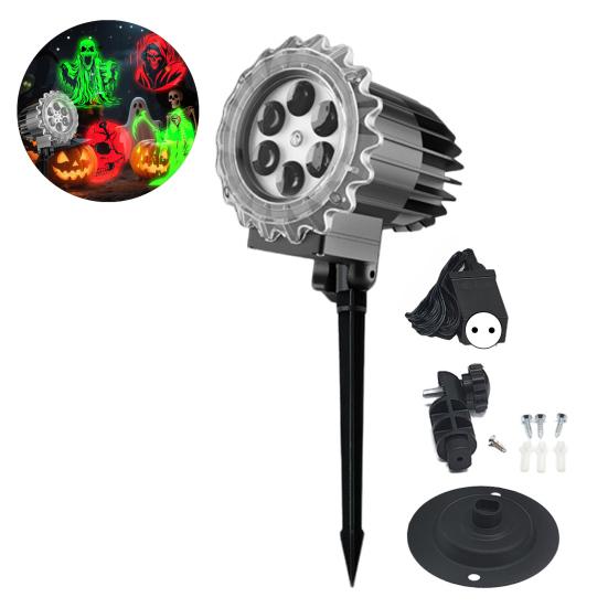 Halloween Projector Light Rotating Snow Falling Projector Lamp Weather Resistant Easy to Install Indoor Outdoor Holiday Party Projector