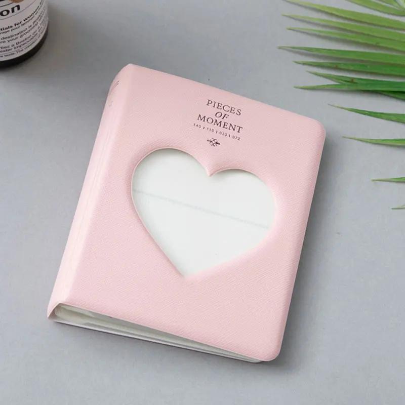 Photocard Holder 3 Inch 64 Pockets Photo Album Love Heart Movie Ticket Star Collection Photo Sticker DIY Mini Instax Album