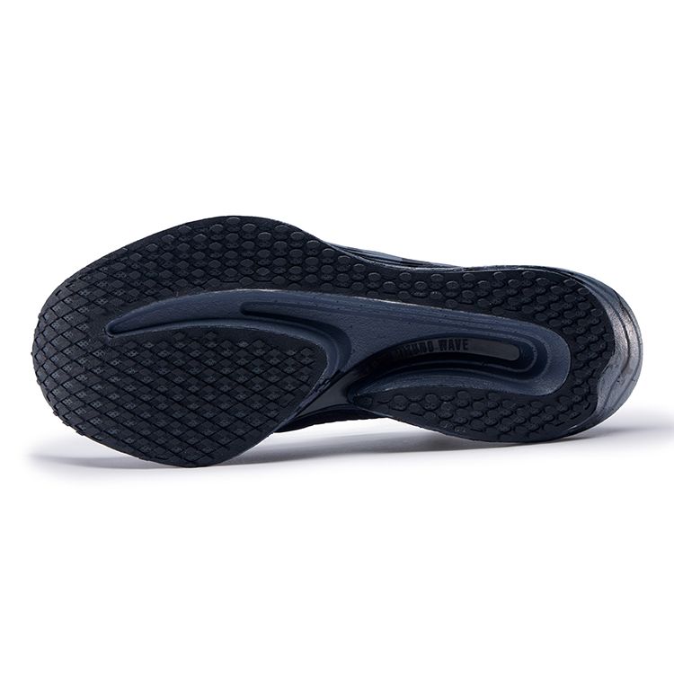 Mizuno Wave Rebellion Pro Comfortable Thick Sole Cushioning Low Top Carbon Plate Running Shoes Unisex Sneaker Black Gray J1GC231754