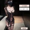 Sexy lingerie sexy bead chain lace seduction onesie women's pure desire perspective uniform flirting pajamas 1111