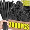 Wholesale Self-locking Nylon Cable Ties Adjustable Zipper Ties Reusable Fastening Rings Industrial Fixing Ties for Home Offices