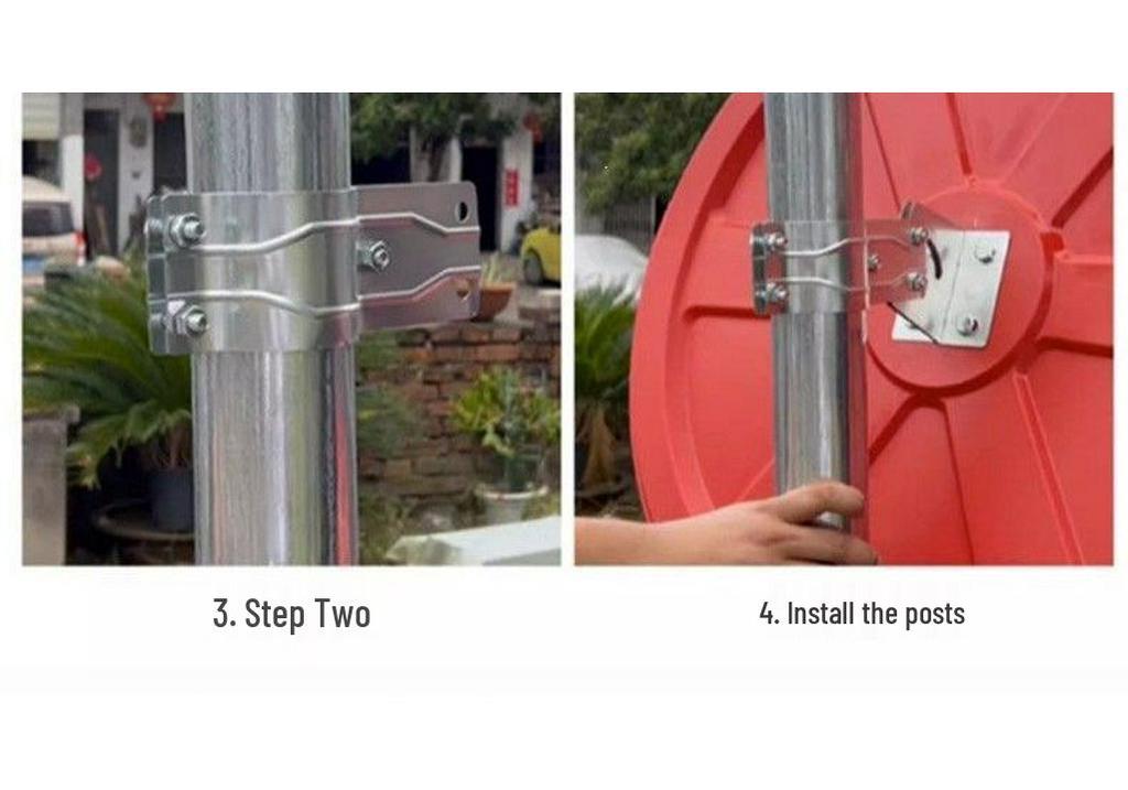 Wide-Angle Outdoor/Indoor Traffic Convex Mirror for Safety and Anti-Theft